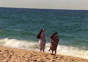 Nuns at Provincetown beach